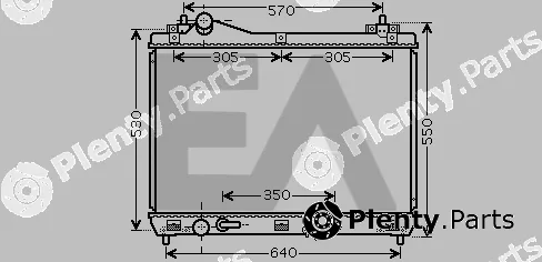 Eaclima 31R69054 — Radiator, engine cooling