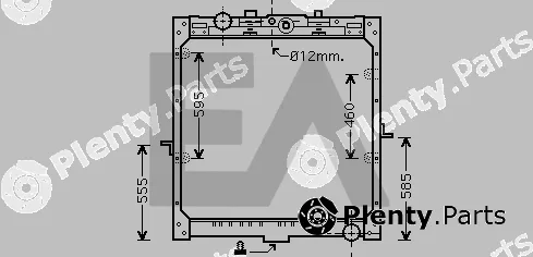 Eaclima 31R16017 — Radiator, engine cooling