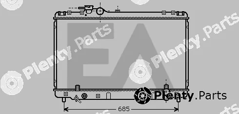 Eaclima 31R71115 — Radiator, engine cooling