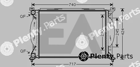 Eaclima 31R02036 — Radiator, engine cooling