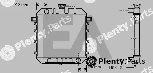 Eaclima 31R54007 — Radiator, engine cooling