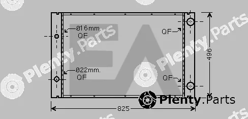Eaclima 31R02055 — Radiator, engine cooling