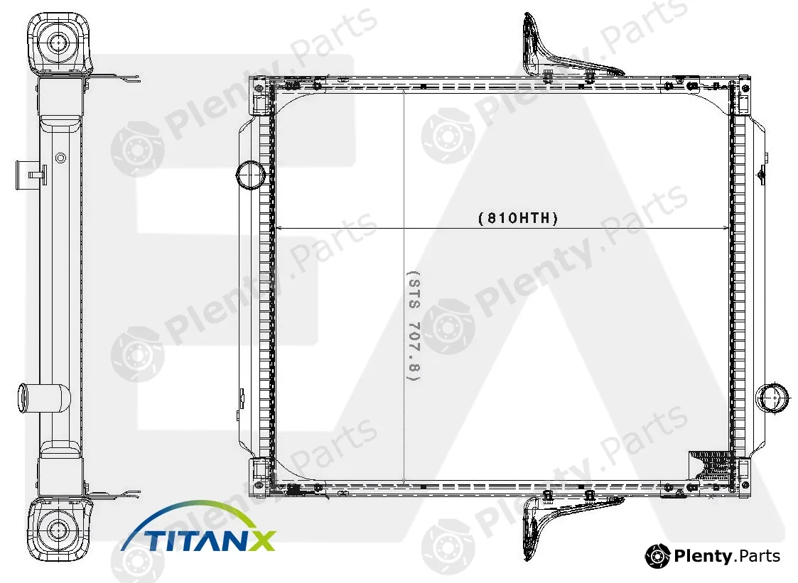 Eaclima 31R59034T — Radiator, engine cooling