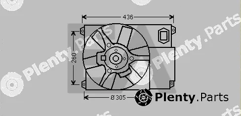 Eaclima 33V10025 — Fan, engine cooling