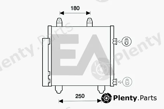 Eaclima 30C55010 — Condenser, air conditioning