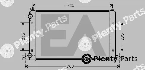 Eaclima 31R77093 — Radiator, engine cooling