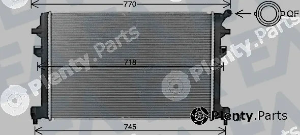 Eaclima 31R77141 — Radiator, engine cooling