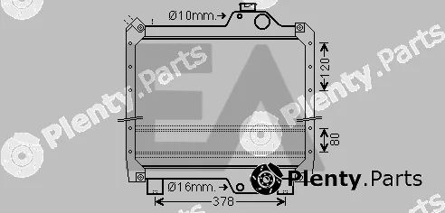 Eaclima 31R53017 — Radiator, engine cooling
