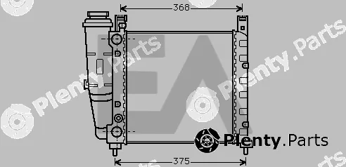 Eaclima 31R25005 — Radiator, engine cooling