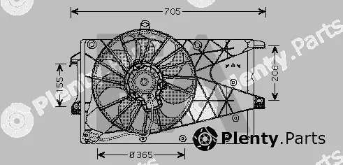 Eaclima 33V54025 — Fan, engine cooling