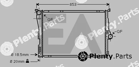 Eaclima 31R07095 — Radiator, engine cooling
