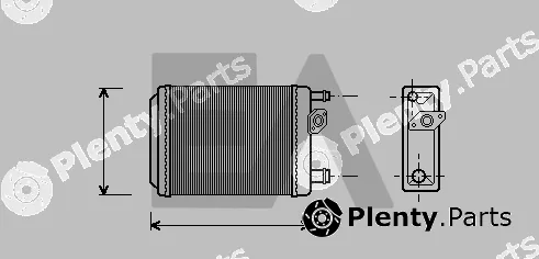 Eaclima 45C60008 — Heat Exchanger, interior heating