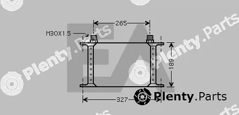 Eaclima 37G59004 — Oil Cooler, engine oil