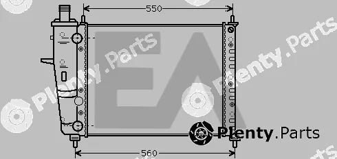 Eaclima 31R25102 — Radiator, engine cooling