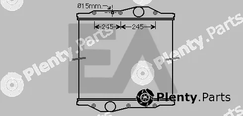 Eaclima 31R45064 — Radiator, engine cooling