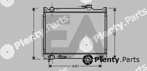 Eaclima 31R69026 — Radiator, engine cooling