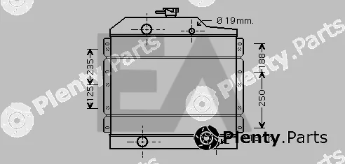 Eaclima 31R59009 — Radiator, engine cooling