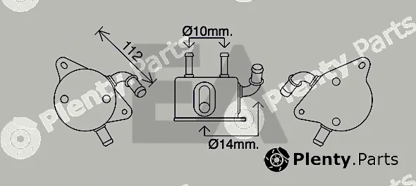 Eaclima 37G71001 — Oil Cooler, engine oil
