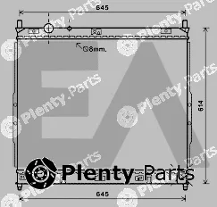 Eaclima 31R20025 — Radiator, engine cooling