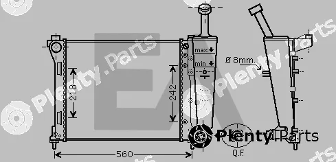 Eaclima 31R40014 — Radiator, engine cooling