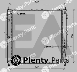 Eaclima 31R20023 — Radiator, engine cooling