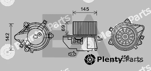 Eaclima 42A25004 — Electric Motor, interior blower