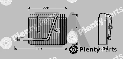 Eaclima 43B54007 — Evaporator, air conditioning