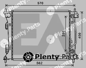 Eaclima 31R28110 — Radiator, engine cooling