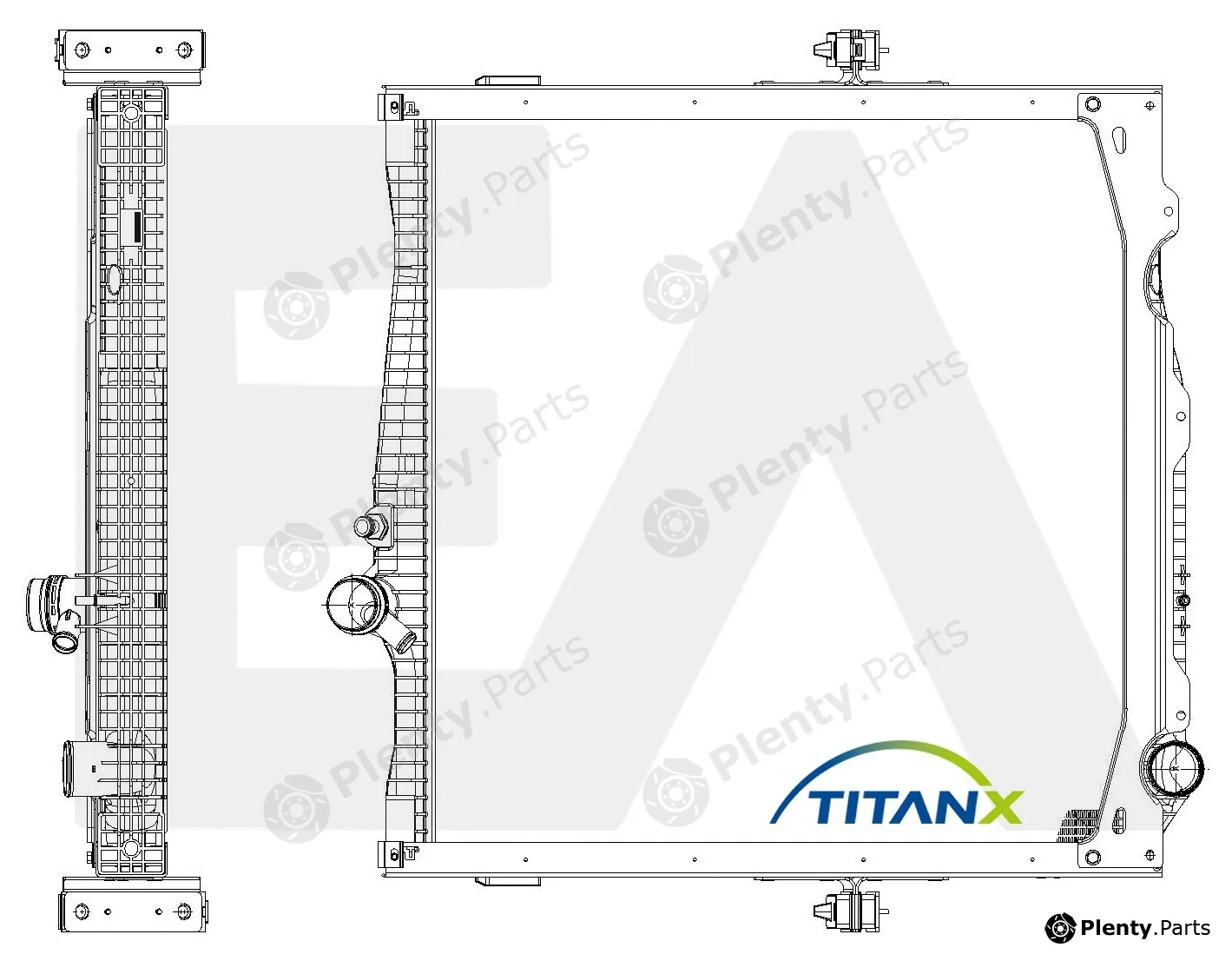 Eaclima 31R59060T — Radiator, engine cooling