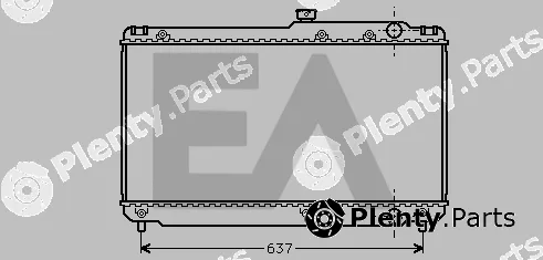 Eaclima 31R71022 — Radiator, engine cooling