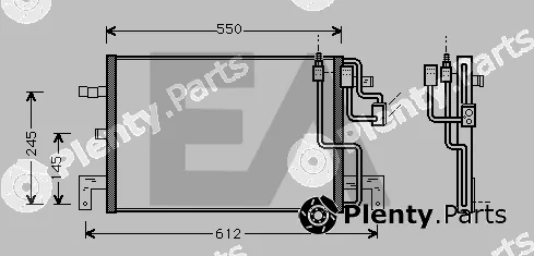 Eaclima 30C62002 — Condenser, air conditioning