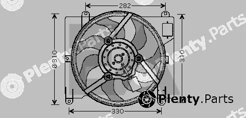 Eaclima 33V25008 — Fan, engine cooling