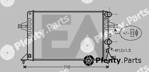 Eaclima 31R54220 — Radiator, engine cooling