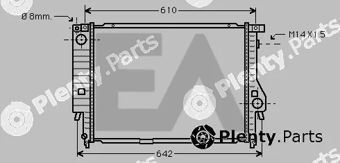 Eaclima 31R07069 — Radiator, engine cooling