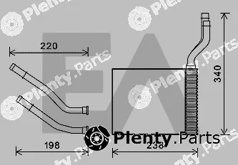 Eaclima 45C22024 — Heat Exchanger, interior heating