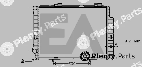 Eaclima 31R50134 — Radiator, engine cooling