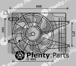 Eaclima 33V28040 — Fan, engine cooling