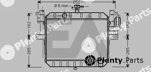 Eaclima 31R19026 — Radiator, engine cooling