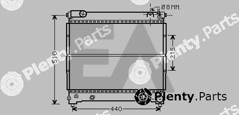 Eaclima 31R69080 — Radiator, engine cooling