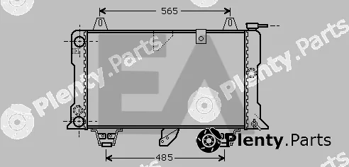 Eaclima 31R10003 — Radiator, engine cooling
