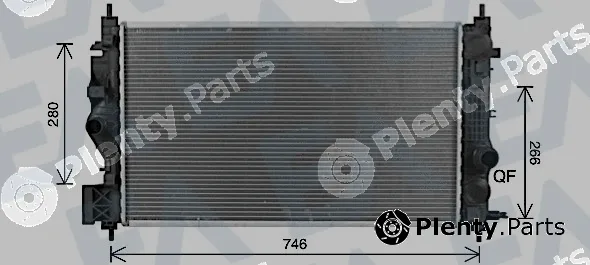 Eaclima 31R54245 — Radiator, engine cooling