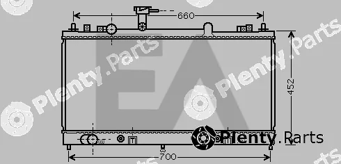 Eaclima 31R52066 — Radiator, engine cooling