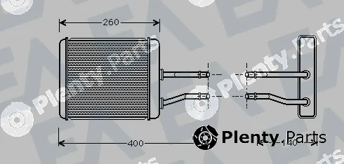 Eaclima 45C03005 — Heat Exchanger, interior heating