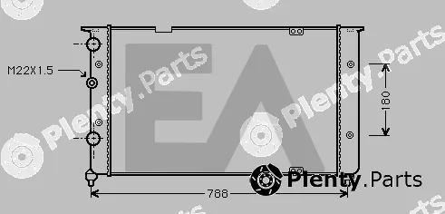 Eaclima 31R77079 — Radiator, engine cooling