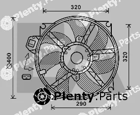 Eaclima 33V60028 — Fan, engine cooling