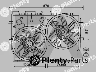 Eaclima 33V25077 — Fan, engine cooling