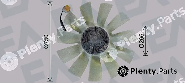 Eaclima 35C63C07 — Fan Wheel, engine cooling