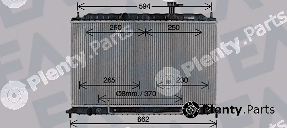 Eaclima 31R36094 — Radiator, engine cooling