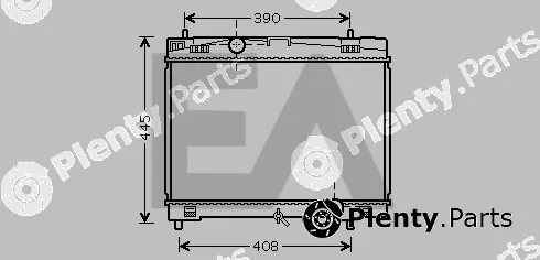 Eaclima 31R71007 — Radiator, engine cooling
