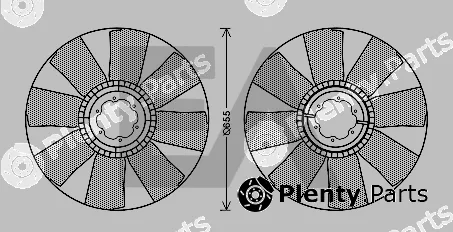 Eaclima 35C30A02 — Fan Wheel, engine cooling